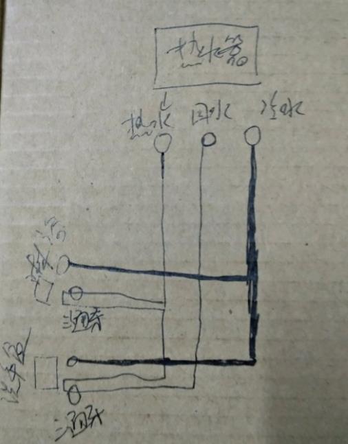 兩個衛(wèi)生間回水圖示意，看高級水工師傅是如何布局的！