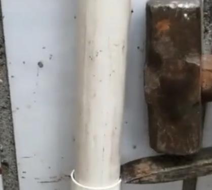 pvc管中間斷了拼接視頻分享，這個思路還是比較實用的！